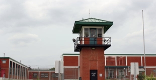 The Wynne unit is one of the seven prison units in Walker county, Texas. Photograph: Chantal Valery/Getty Images