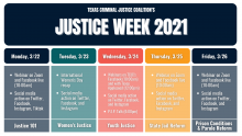 A look back on Justice Week 2021