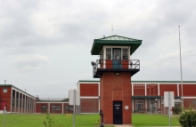 The Wynne unit is one of the seven prison units in Walker county, Texas. Photograph: Chantal Valery/Getty Images